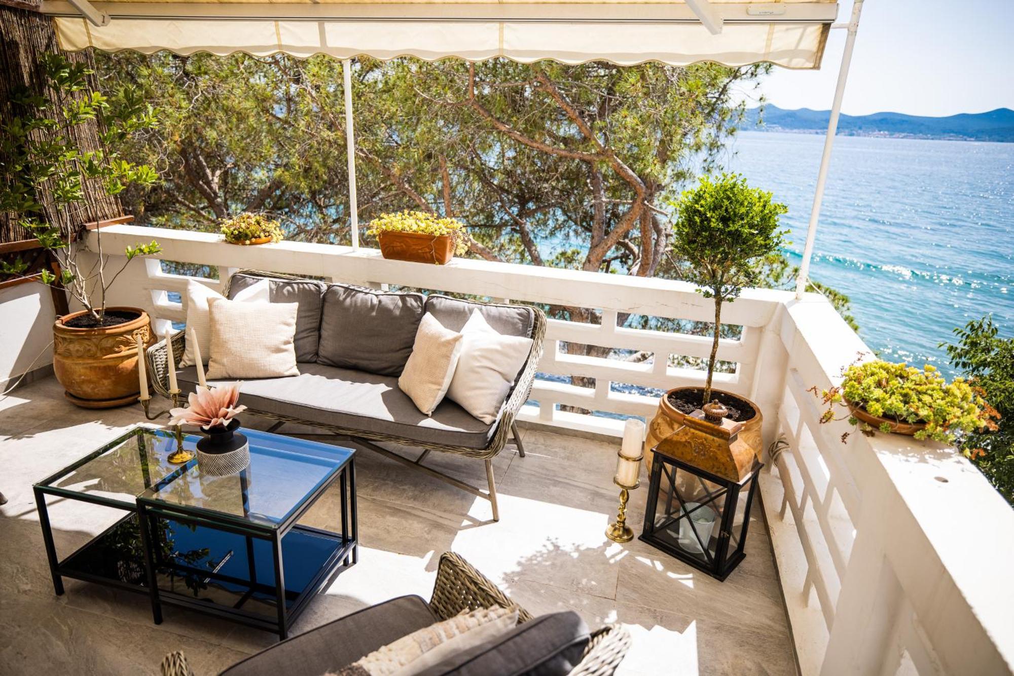 Zadar Center Beach Apartment - Directly On The Sea Eksteriør bilde