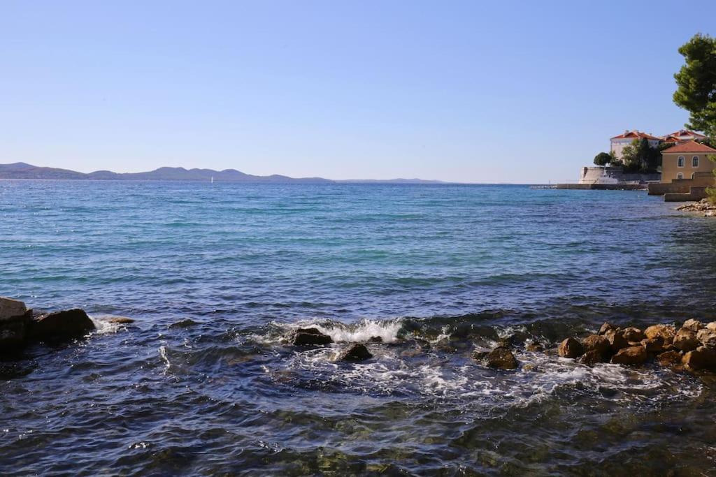 Zadar Center Beach Apartment - Directly On The Sea Eksteriør bilde
